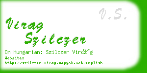virag szilczer business card